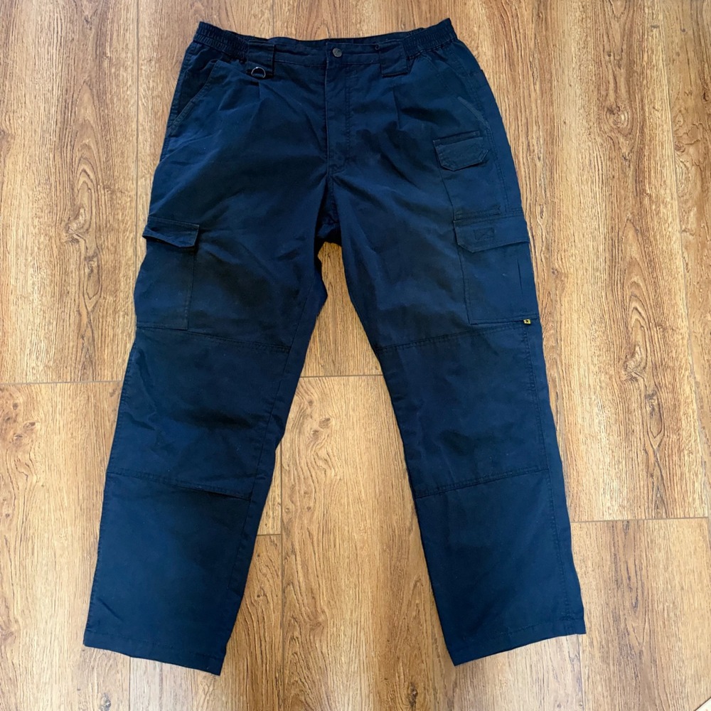 Propper Tactical Cargo Pants Black Ripstop Work Pants Mens 38x31 gorpcore baggy